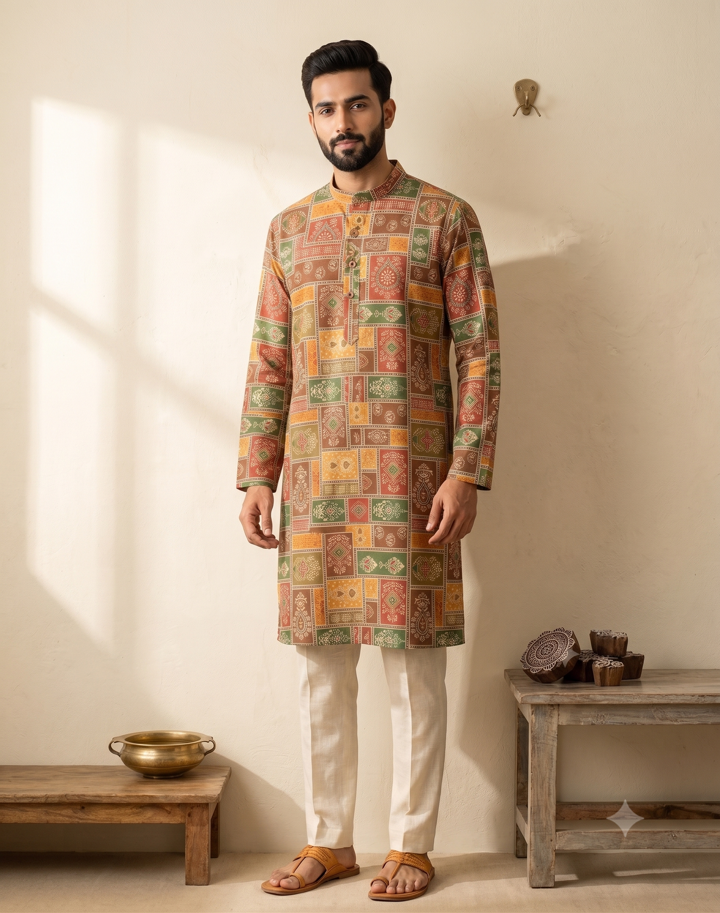 Multi Colour Long Kurta
